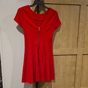 (J1) Juniors Red Dress Banana Republic